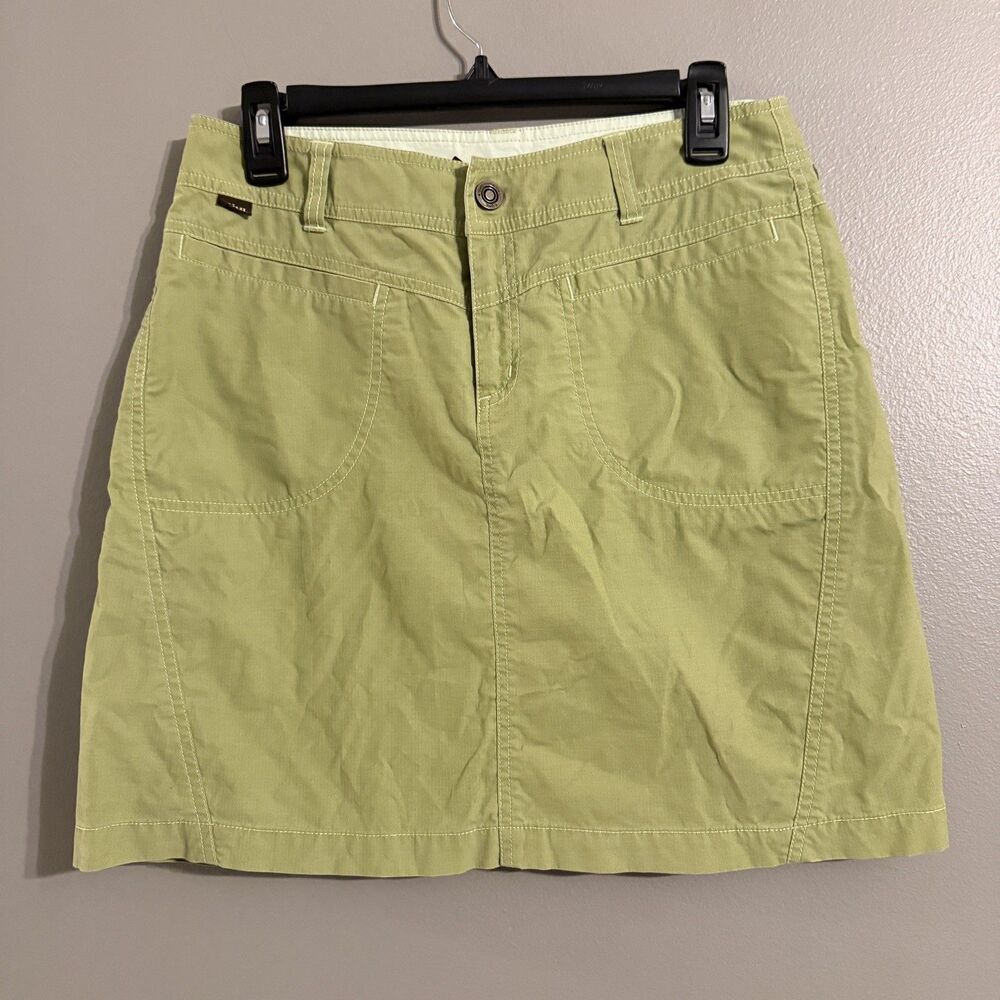 Kuhl Women's Hiking Skirt Olive Green Outdoor Athletic Camping Recreation